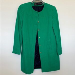 Zara Green Long Coat